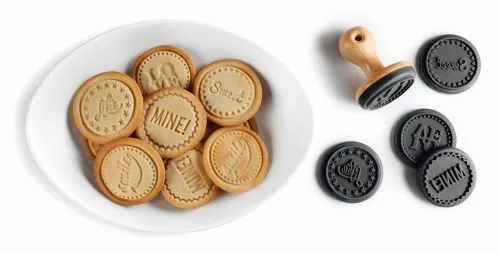 Kit de tampons décoratifs pour sablés et biscuits – Silicone alimentaire