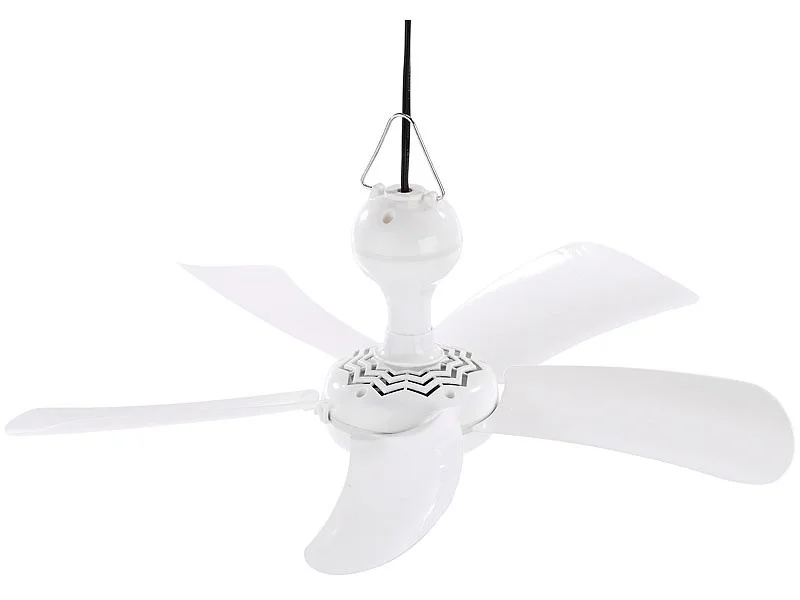 Sichler Deckenventilator Camping Ventilator 41cm Leise 230V zum Hängen