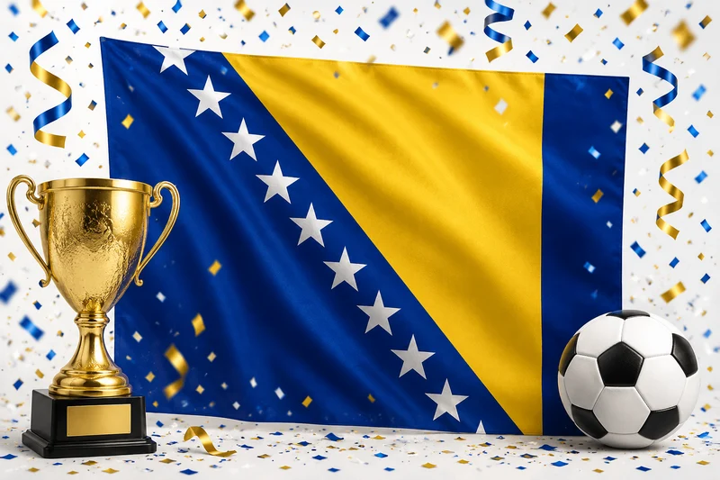 Bosnien Herzegowina Flagge 150x90cm Länderflagge Fahne mit Ösen Outdoor-Bosanskohercegovačka zastava 150 x 90 cm