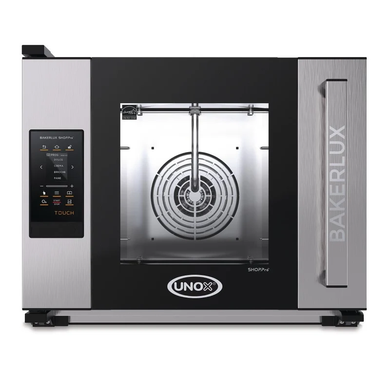 Four à convection avec humidificateur Unox Bakerlux SHOP Pro Arianna Touch 4 plaques 460 x 330mm