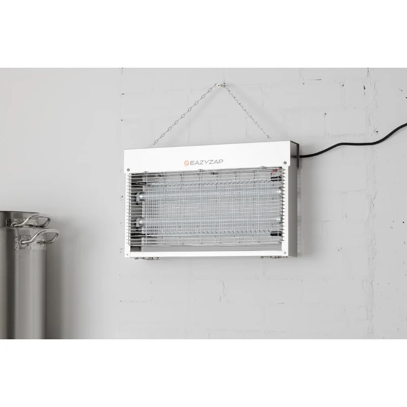 Désinsectiseur LED en inox brossé Eazyzap 14W