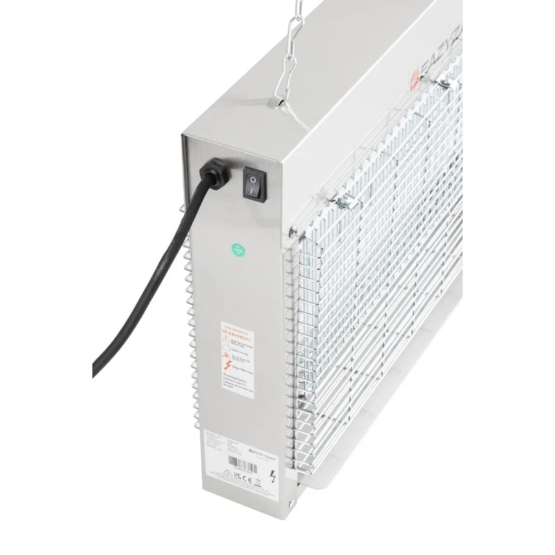 Désinsectiseur LED en inox brossé Eazyzap 14W