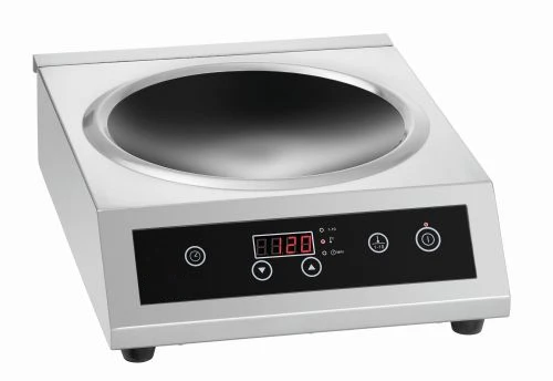 Plaque à induction professionnelle pour wok – Inox 26 cm