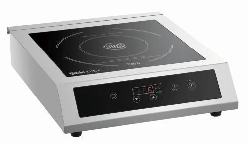 Plaque de cuisson à induction professionnelle – Inox et verre – Ø 26 cm