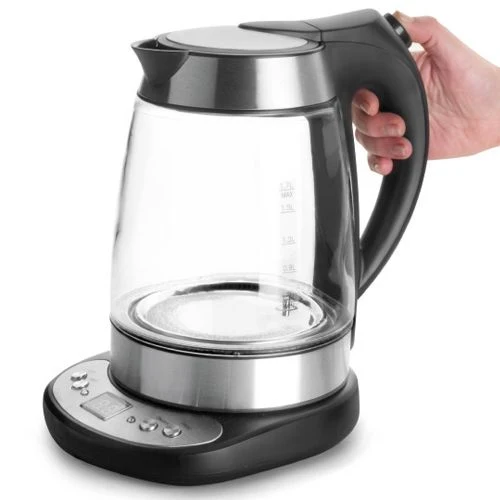 Bouilloire électrique en verre à température réglable