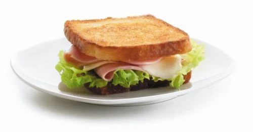 Croque-monsieur à tranches triangulaires domestique