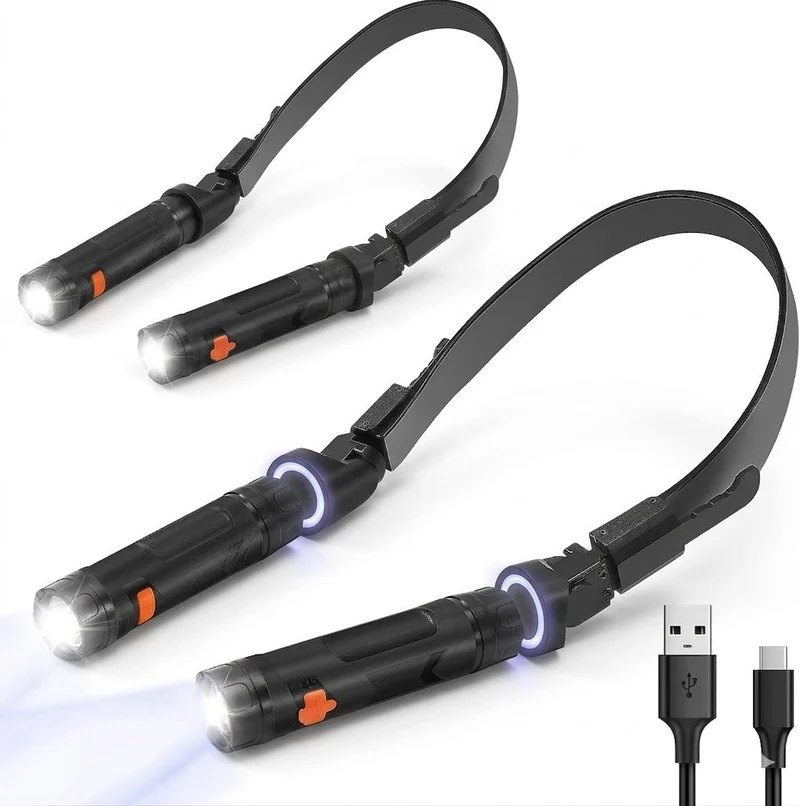 Magnetische LED Leselampe Abnehmbar Buchlampe Flexibel Nachtlicht Geschenk