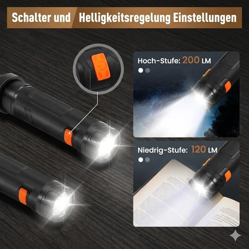 Magnetische LED Leselampe Abnehmbar Buchlampe Flexibel Nachtlicht Geschenk