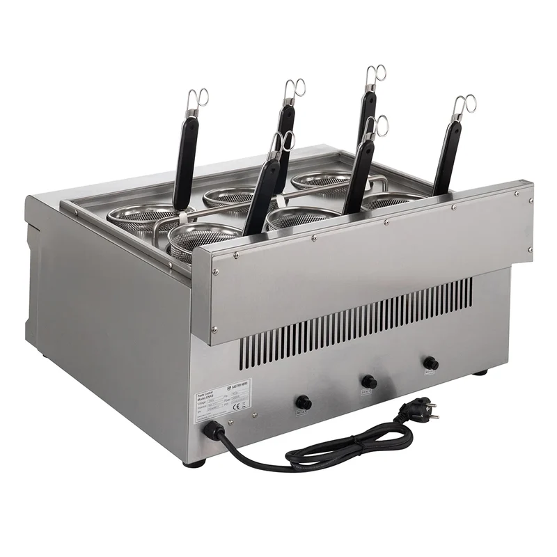 Cuiseur à pâtes électrique - 6 paniers à pâtes - 24,75 L