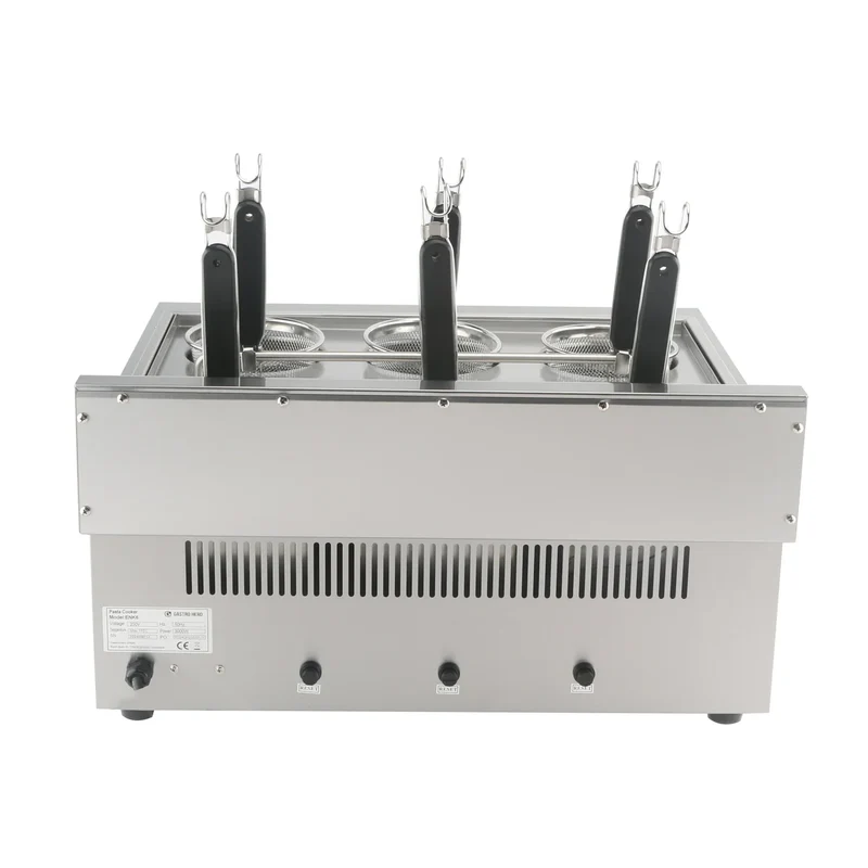 Cuiseur à pâtes électrique - 6 paniers à pâtes - 24,75 L