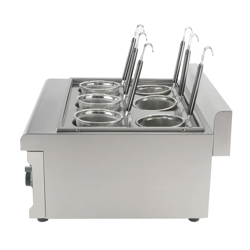 Cuiseur à pâtes électrique - 6 paniers à pâtes - 24,75 L
