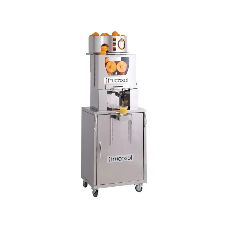 Presse agrume automatique 25 fruits/min sur meuble - Self Service