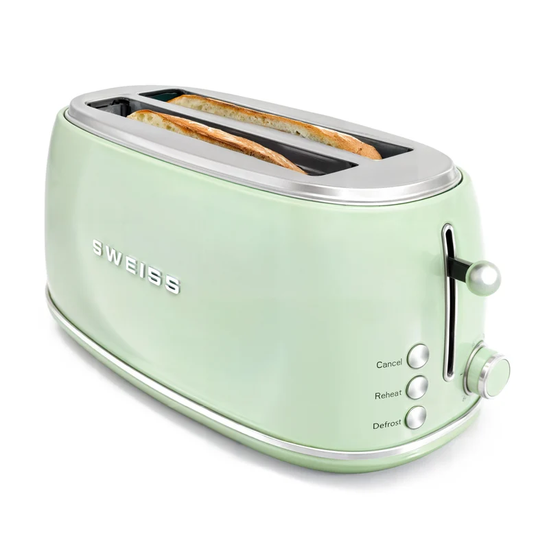 Grille pain baguette vintage vert