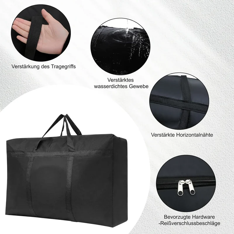 XXL Reisetasche 180L wasserdicht Duffel Bag Aufbewahrungstasche