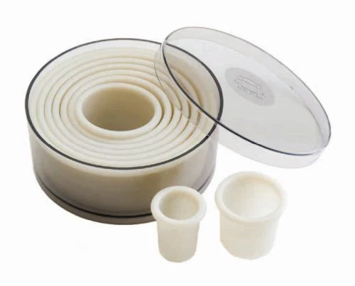 Emporte pièce rond en nylon - lot de 9