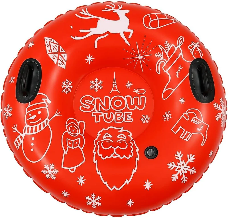 Aufblasbarer Schneereifen 127 cm Snow Tube Schwimmring Schnee Wasser 220 kg