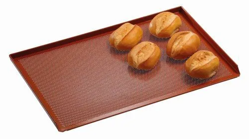 Plaques de cuisson 600 x 400 mm – Aluminium ou inox, pleines ou perforées