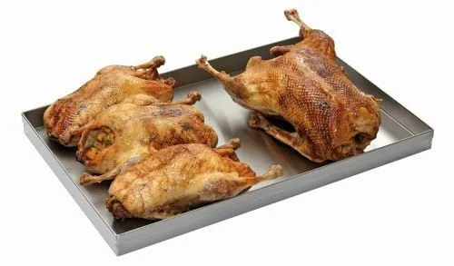 Plaques de cuisson 600 x 400 mm – Aluminium ou inox, pleines ou perforées