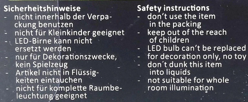 LED Drahtlichterkette 2 m – 20 warmweiße LEDs, 10 cm Abstand, Innenbereich