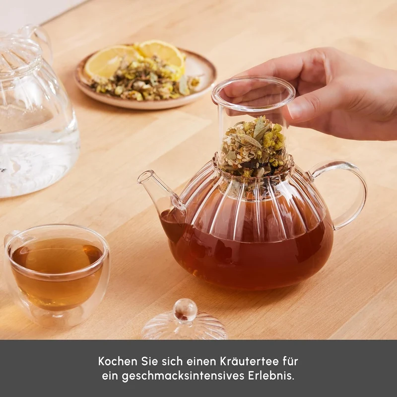 Karaca Lori Glas Teekanne 0,6–1,2L mit Glasgriff – Türkischer Teekocher 🍃