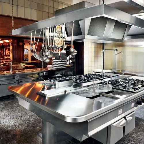 Ligne de cuisson suspendue, profondeur 900mm - Sur mesure