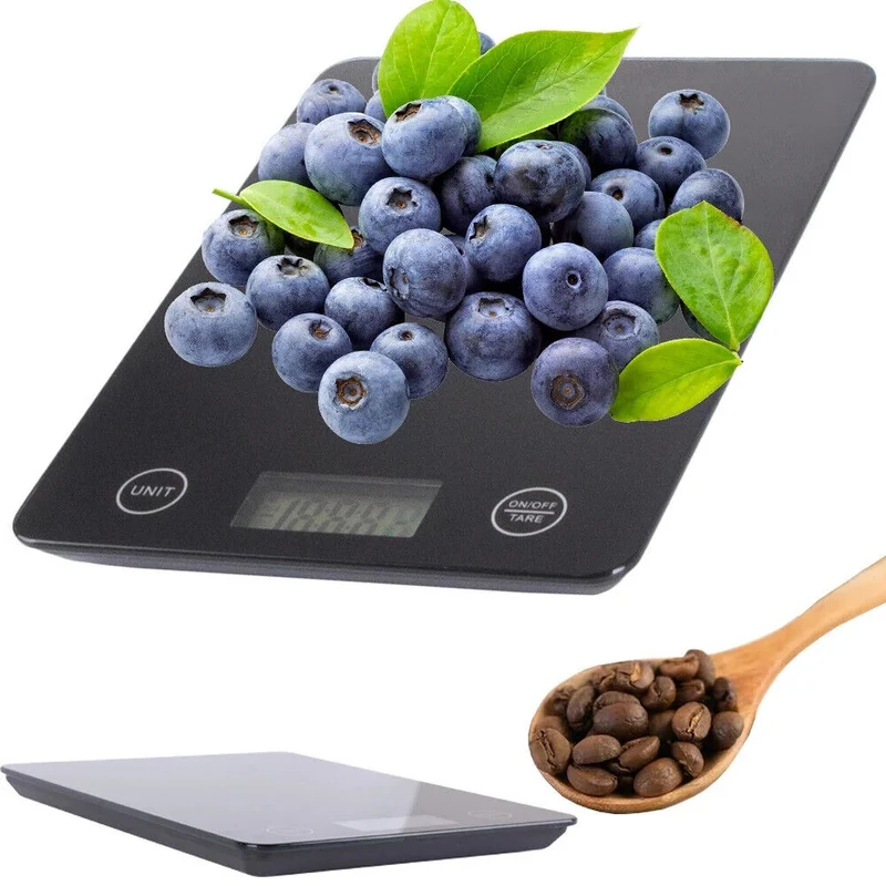 Digitale Küchenwaage Haushaltswaage Lebensmittelwaage Grammwaage 1g-5kg Präzise