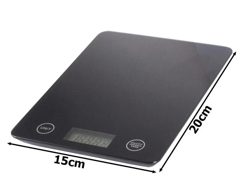 Digitale Küchenwaage Haushaltswaage Lebensmittelwaage Grammwaage 1g-5kg Präzise
