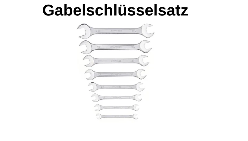 PARKSIDE Gabel- / Ring- / Gabel- Ringschlüsselsatz , 8 tilg Chrom-Vanadium-Stahl