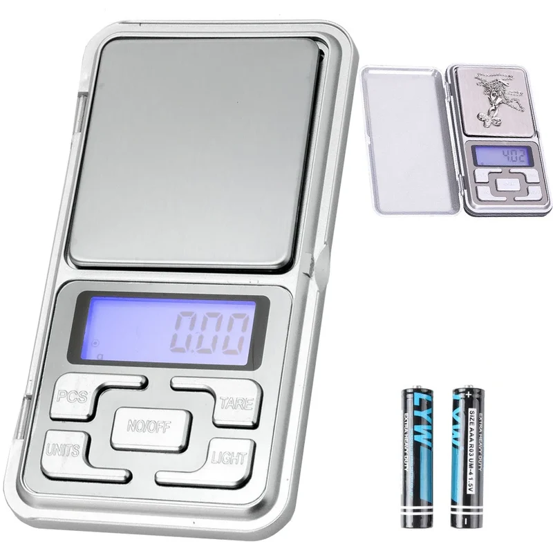 Digitale Präzisionswaage Feinwaage 0.1-500g Taschenwaage Fein Gramm Gold Waage