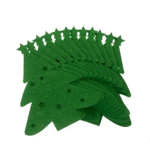 12x Filz Bestecktaschen Weihnachten 🌲 Besteckhalter Tischdeko Wichtel Set
