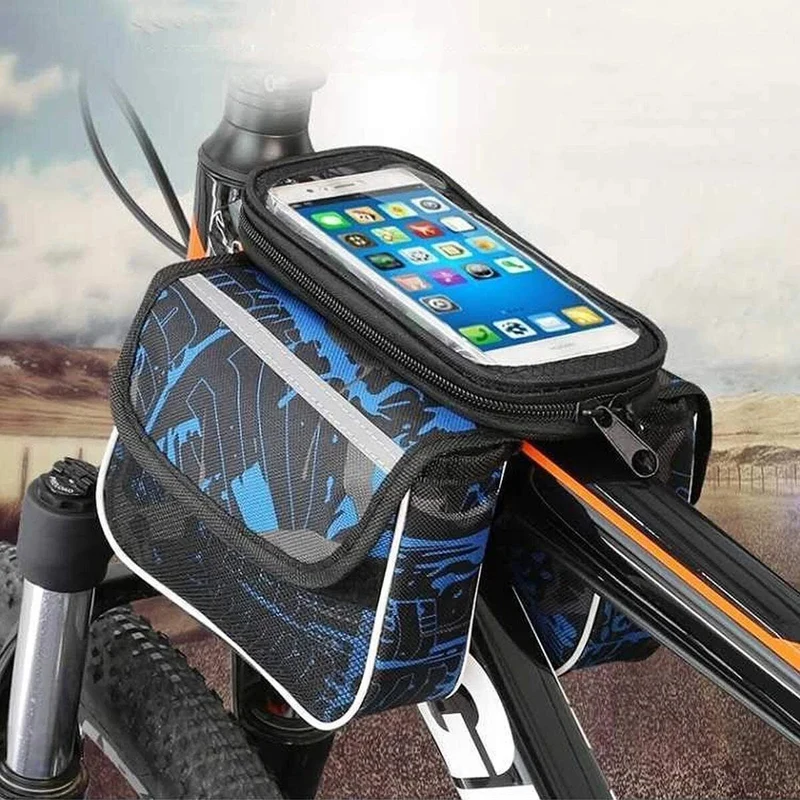 Fahrrad Rahmentasche Gelb Oberrohrtasche Handytasche Fahrradtasche