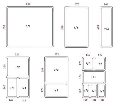 Sachets de cuisson au four antiadhésifs – Compatibles GN, jusqu’à 204°C