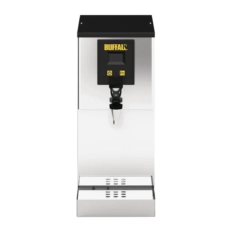 Distributeur d’eau chaude Buffalo 10 L avec raccordement fixe à l’eau