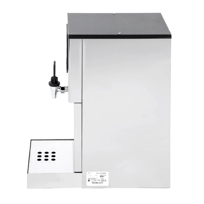 Distributeur d’eau chaude Buffalo 10 L avec raccordement fixe à l’eau