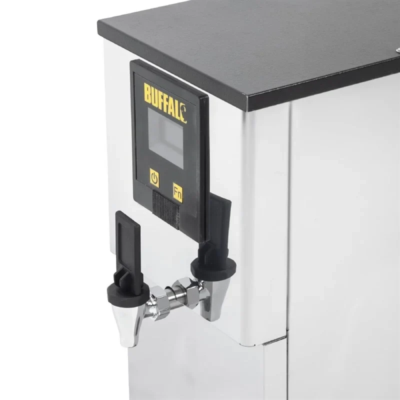 Distributeur d’eau chaude Buffalo 10 L avec raccordement fixe à l’eau