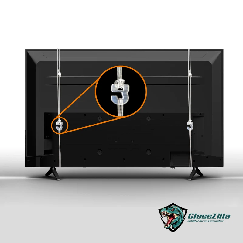 GlassZilla 75 Zoll Fernseher Schutz / TV Bildschirmschutz / Displayschutz / TVs