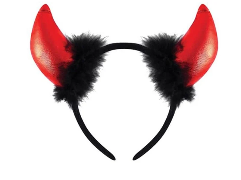 Halloween Teufel Stirnband Hörner Karneval Kostüm Party Zubehör 👹🎃