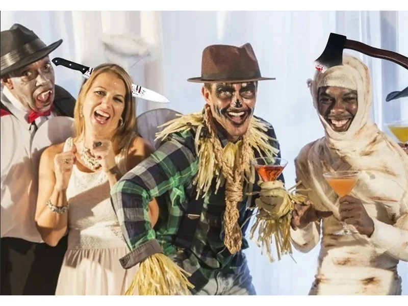 Halloween Axt Stirnband Kostüm Zubehör Blutige Axt Party Verkleidung 🎃🪓