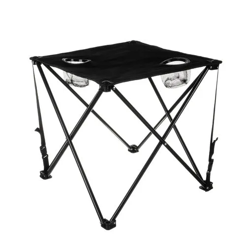 Trizand Camping Set 2x Klappstuhl Tisch faltbar Angelstuhl Outdoor mit Getränkehalter&Taschen