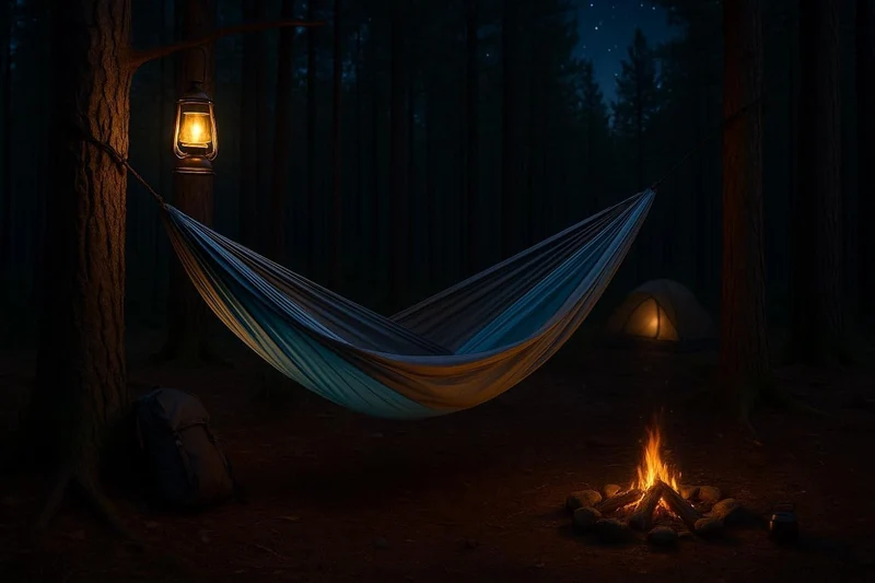 Ultraleichte Hängematte 275x140 cm Reisehängematte Camping Outdoor bis 200 kg inkl Karabiner