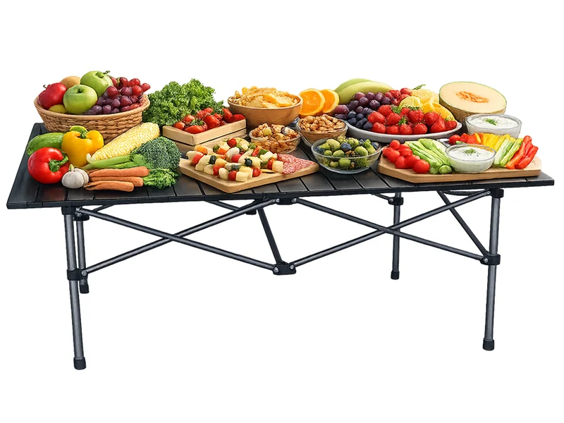 Campingtisch klappbar 95x55 faltbar Angeltisch Balkon Terrasse Outdoor Tisch