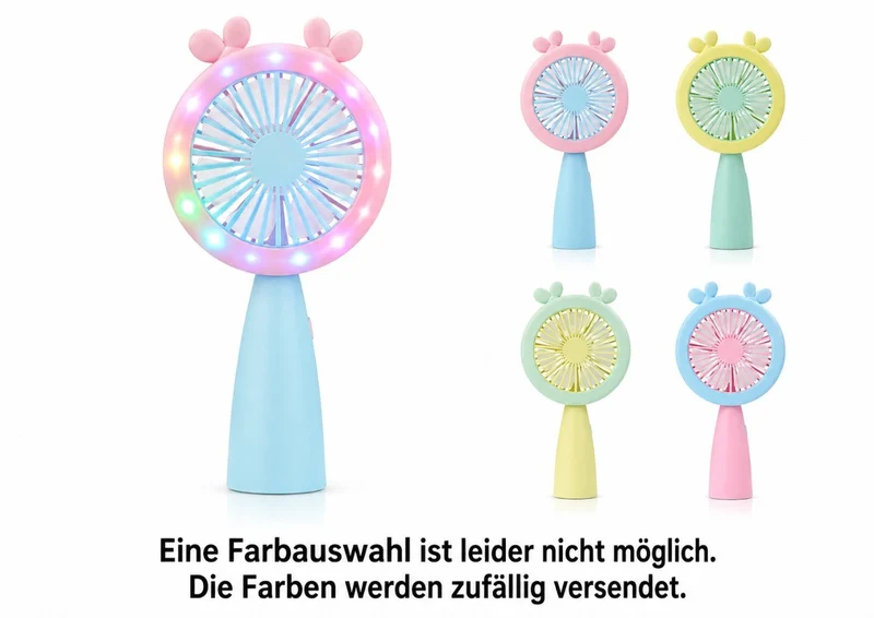 Mini Ventilator USB wiederaufladbar – Tragbare Handventilatoren für Kinder & Erwachsene