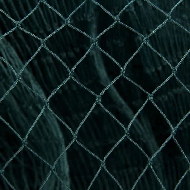Fischernetz 2x5m mit Stahlgewichten & Bojen – Wurfnetz für Teiche & Seen, Nylon Zugnetz