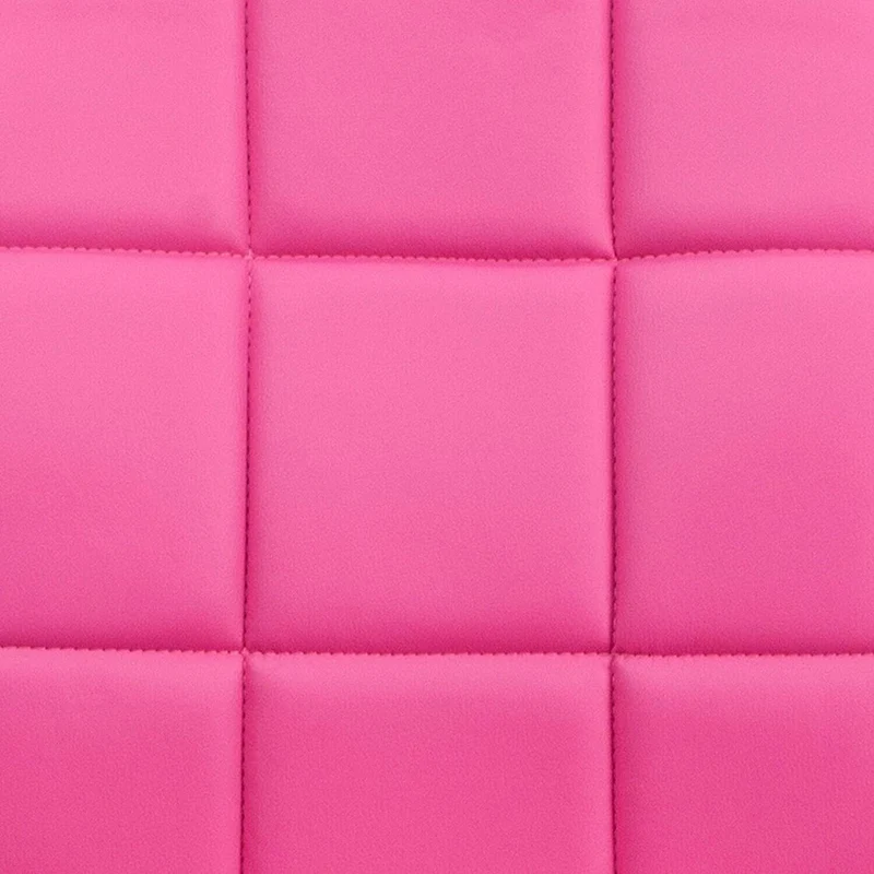 Pink Schreibtischstuhl ergonomisch – Drehbar & höhenverstellbar, Vinyl Bürostuhl 113kg