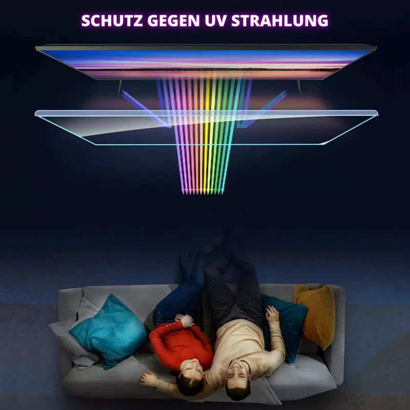 Fernseher Schutz/ TV Bildschirmschutz /Displayschutz /Schutzfolie 50-55-65 Zoll