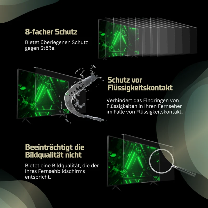 49 Zoll Fernseher Schutz / TV Bildschirmschutz / Displayschutz / TVs