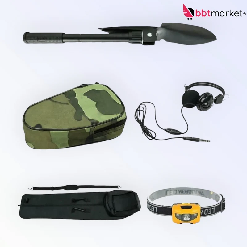 Weihnachtsgeschenk Profi LCD Metalldetektor Gold Metal Detector Wasserdicht set