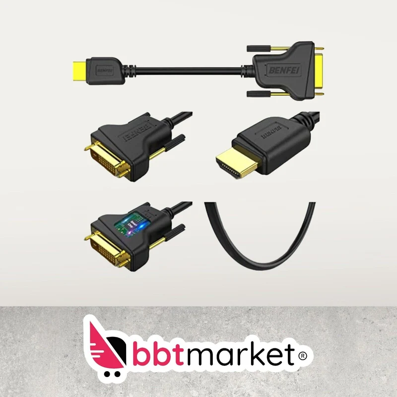 HDMI - DVI (DVI - HDMI) Kabel High Speed FULL HD 1080p PC Monitor Beamer TV neu