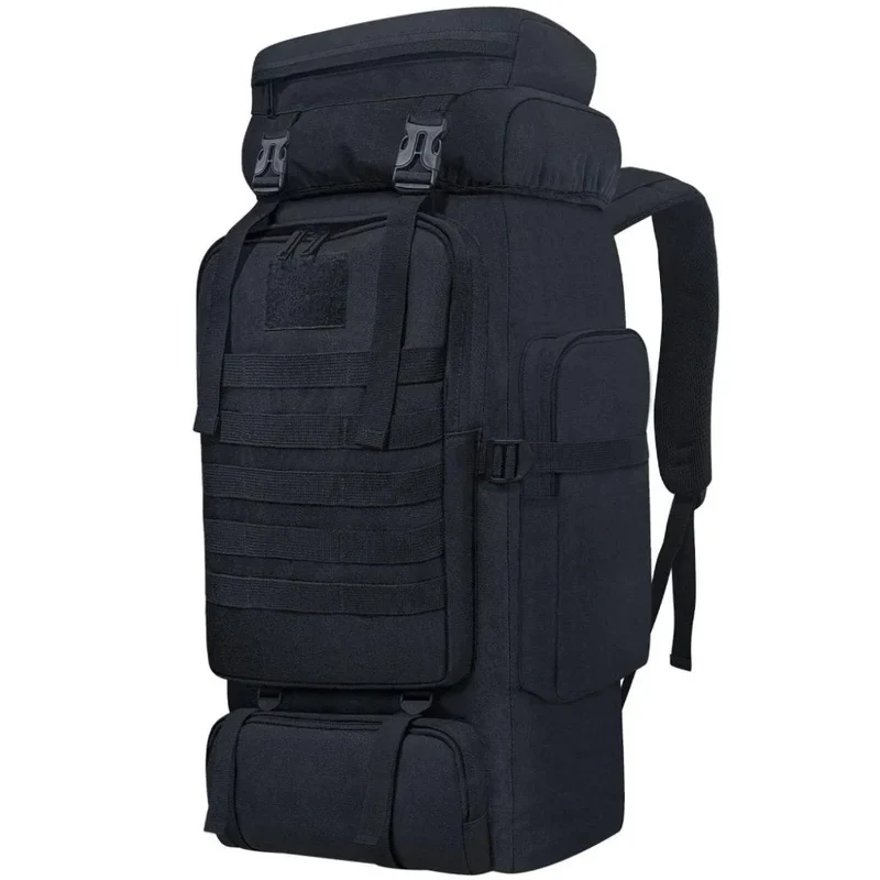 80L Taktischer Wanderrucksack – Wasserdichter Camping & Outdoor Rucksack mit Regenschutz