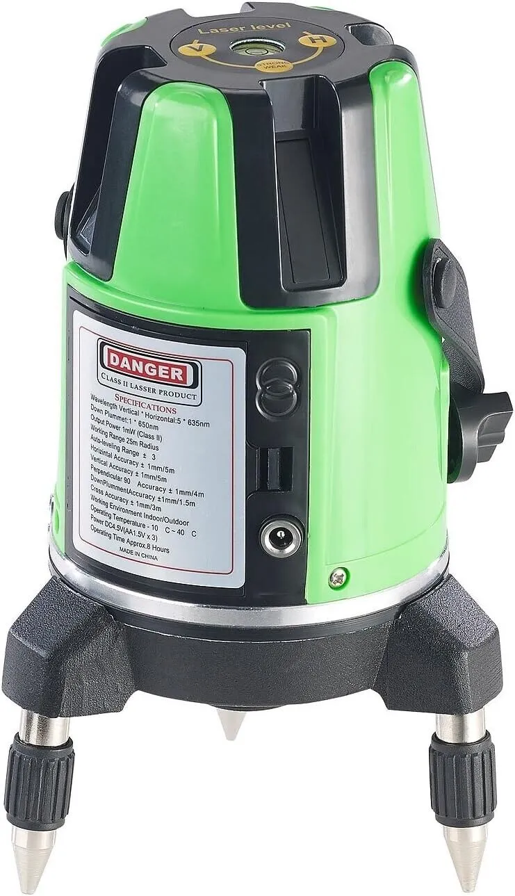 Kreuzlinien-Laser, selbstnivellierend, vertikal & horizontal, drehbar - NEU